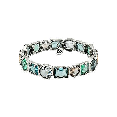 Pulseira Cristais Coloridos Positano Prata