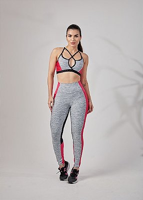LEGGING SHINE CEREJA