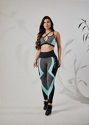 LEGGING SHINE MINT