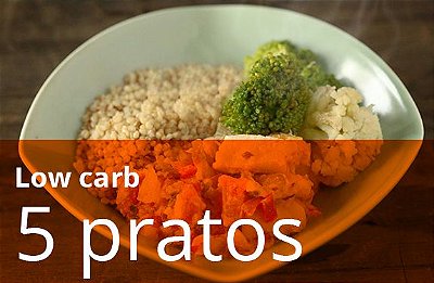 Kit 5 Pratos Low Carb