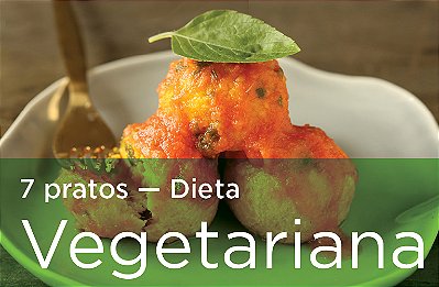Kit 7 Pratos Veganos - sem glúten