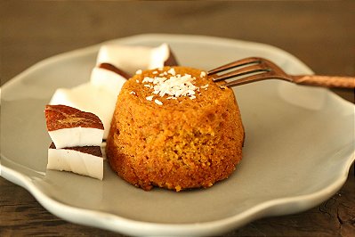 Bolinho funcional de coco (sem glúten e sem leite)