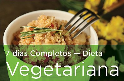 KIT LOWCARB VEGETARIANO - 7 DIAS COMPLETOS