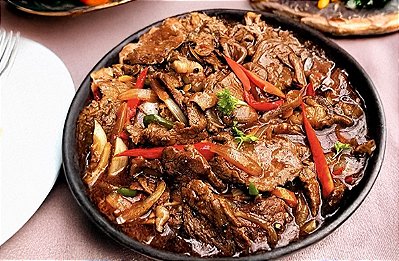 Carne Chinesa com vegetais - zero carbo