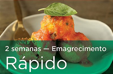 Emagrecimento Rápido (almoço e jantar) - 2 semanas