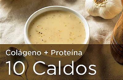 KIT 10 CALDOS DE OSSOS - Colágeno e Proteína