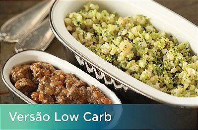 Picadinho de Filé Mignon com  Brócolis Assado (Low Carb)