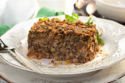 Quibe de Lentilha com Ricota