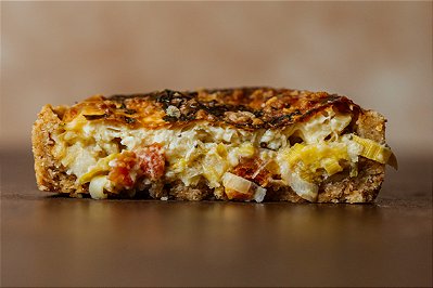 Mini Quiche de Alho Poró INTEGRAL