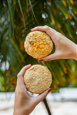 Nugfit de Frango Recheado com Alho Poró