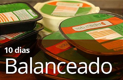 10 DIAS BALANCEADO (suco funcional, lanche, almoço, jantar e chás)