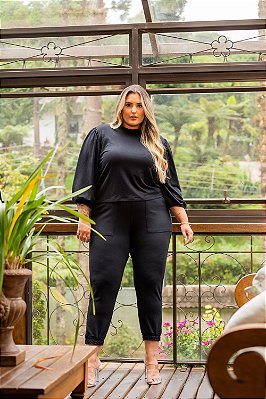 Calça Limited de Moletinho Princess Plus Size