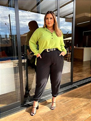 Camisa Sweet Green Plus Size