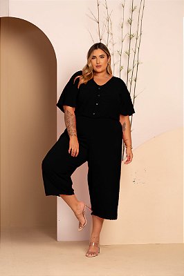 Macacão Acapulco Black Plus Size