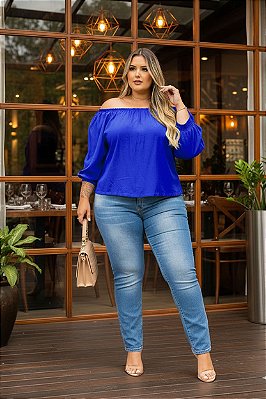 Blusa Miami Blue Plus Size