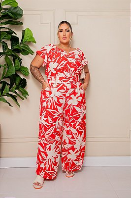 Blusa Helena Red Plus Size