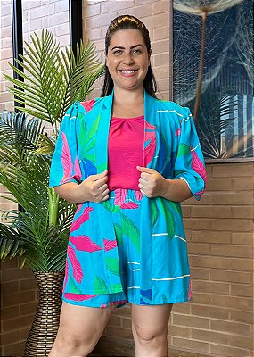 Short Grécia Plus Size
