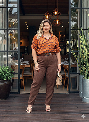 Camisa Amazonita Plus Size