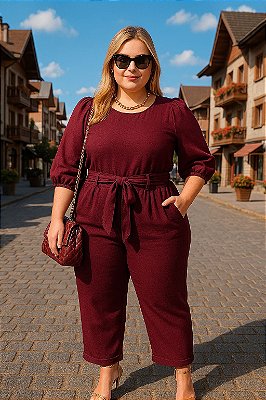 Calça Nathássia Marsala