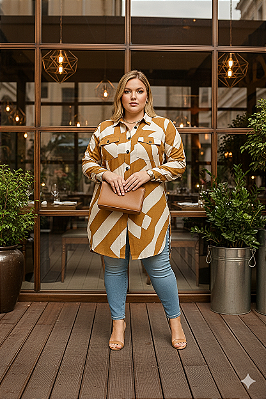 Camisa Caprio Plus Size