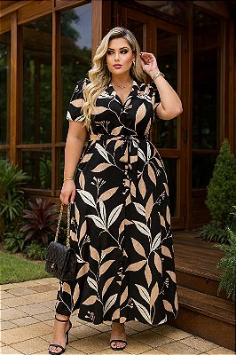 Vestido Longo Paola Plus Size