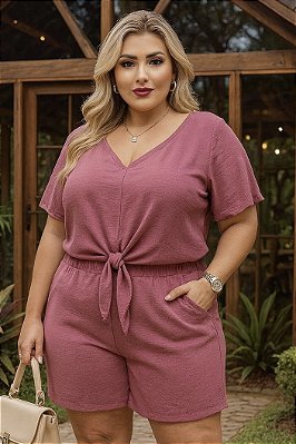 Blusa Califórnia Malva Plus Size