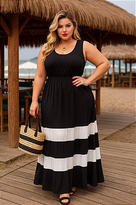 Vestido Longo Rio de Janeiro (Viscolycra Premium)