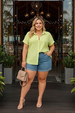 Camisa Havaina Plus Size