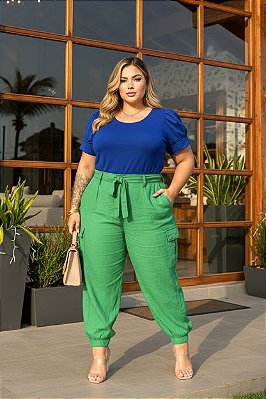 Blusa Carolina Blue Plus SIze