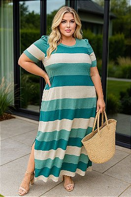 Vestido Longo Jade Plus Size