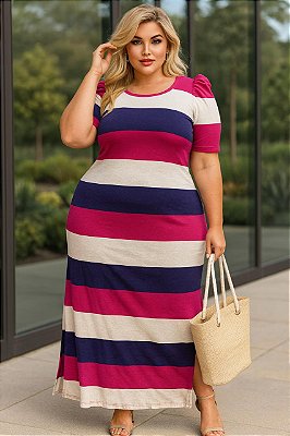 Vestido Longo Helena Plus Size