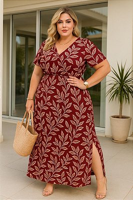 Vestido Longo Serena Plus Size