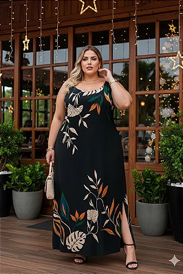 Vestido Longo Rainha Plus Size