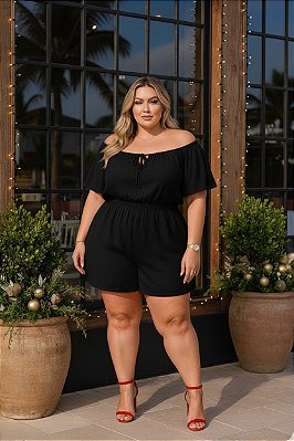 Macaquinho Elisabeth Plus Size