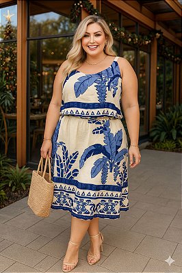 Vestido Clean Beach Plus Size