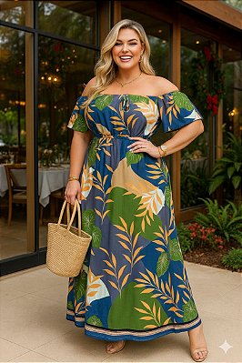Vestido Glamour Beach Plus Size