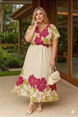 Vestido Carol Beach Plus Size