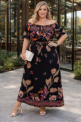 Vestido Longo Londrina Plus Size