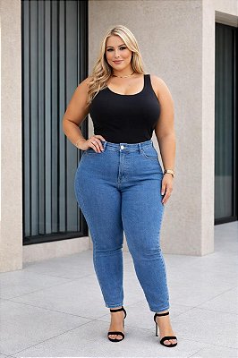 Calça Jeans Skiny Rainha Plus Size