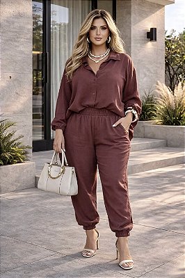 Calça Maya Viscolinho Plus Size