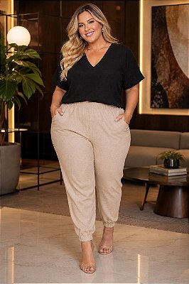 Blusa Tech Preto Plus Size
