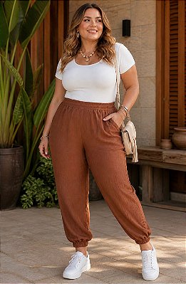 Calça jogger Plus SIze