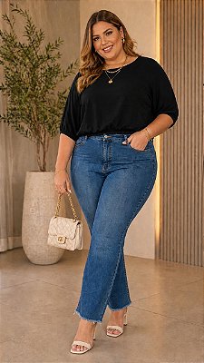 Blusa Cindy Black lus Size