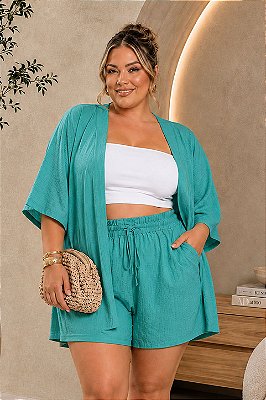 Short Água de Coco Plus Size