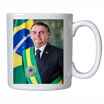 Caneca Foto Oficial Presidente Bolsonaro