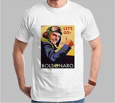 Camiseta Let´s Go Bolsonaro (Super Econômica!!!)