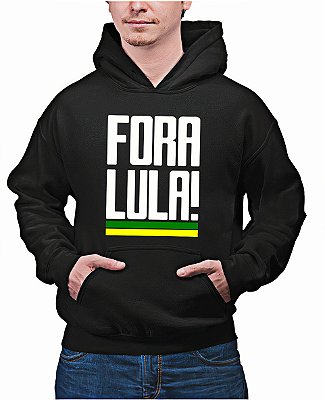 Moletom Canguru Fora Lula (Tradicional)