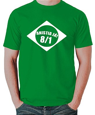 Camiseta Bandeira Anistia Já