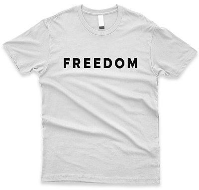Camiseta Freedom – Homenagem a Charlie Kirk, Símbolo da Liberdade