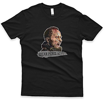 Camiseta Óscar Pérez Vive – Homenagem ao Herói Venezuelano